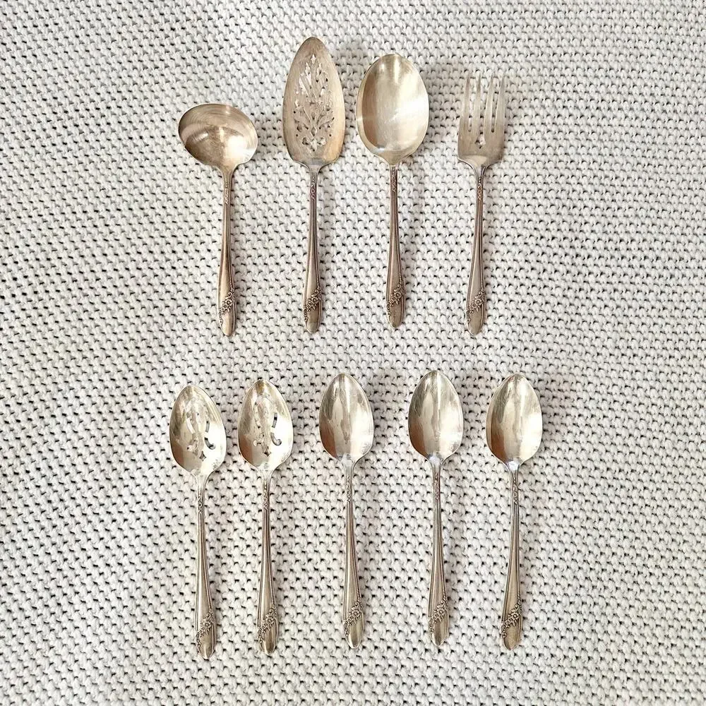 Oneida Tudor Queen Bess Set 10 Replacement Various Serving Utensils Flatware